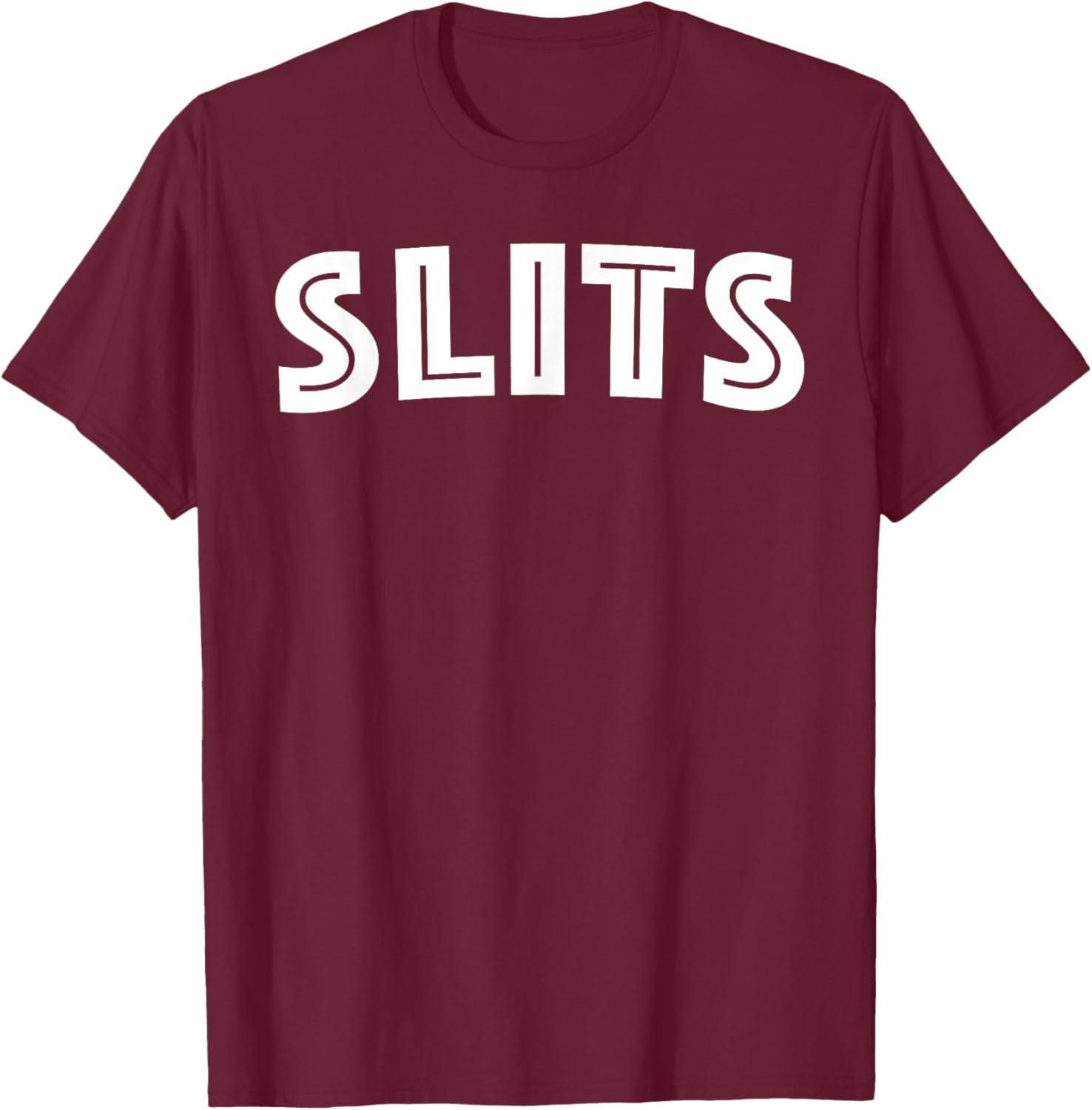 Slits T-Shirt - T-Shirt | Maroon