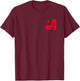 Front/Back Icon Officially Licensed T-Shirt - T-Shirt | Maroon