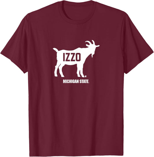 Michigan State Basketball: Izzo Goat T-Shirt - T-Shirt | Maroon