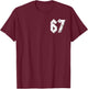 67 Meme Funny Six Seven Meme 6 7 T-Shirt - T-Shirt | Maroon