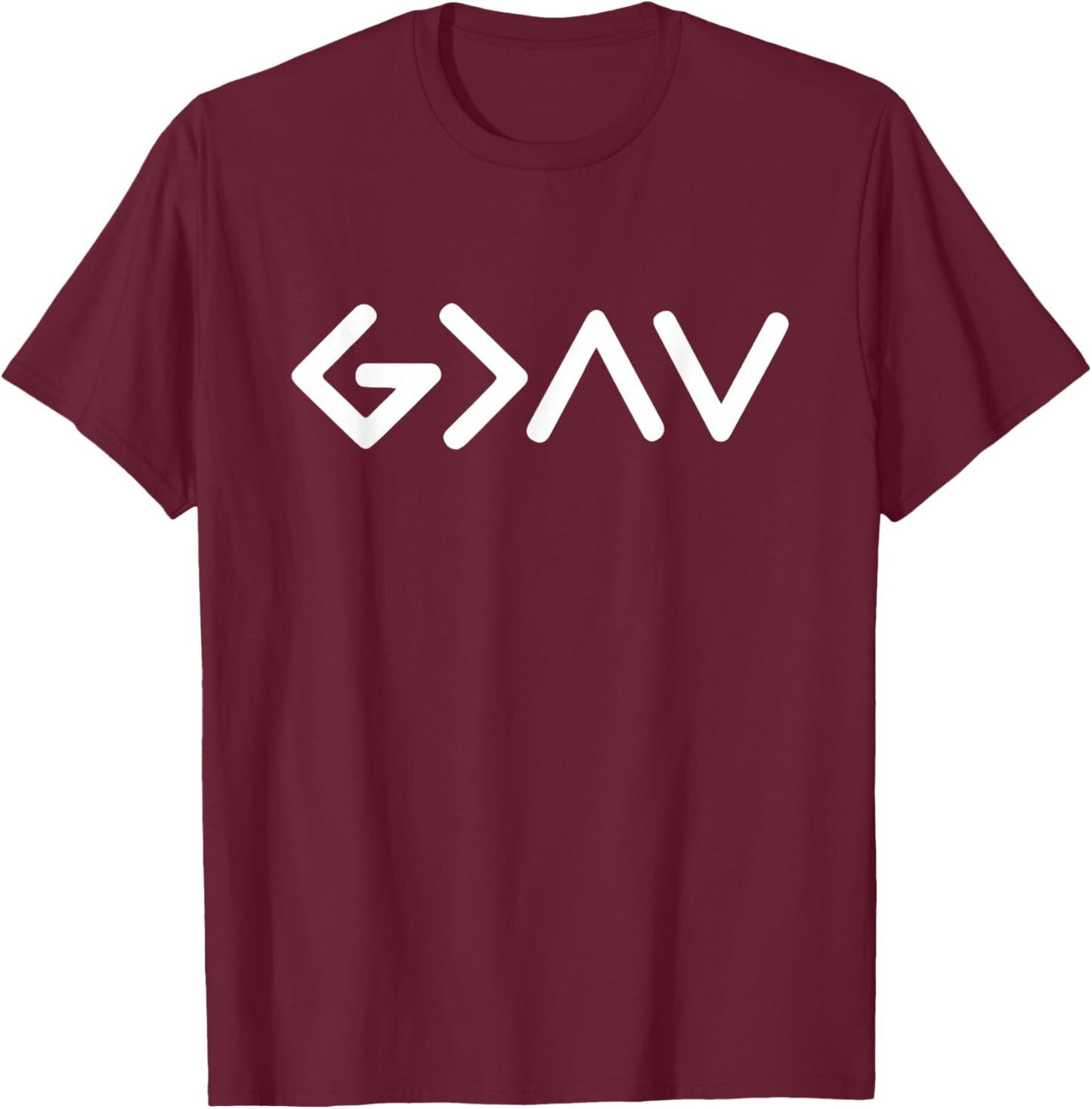 God is Merciful Than Our Highs and Lows Christian Men Women T-Shirt - T-Shirt | Maroon