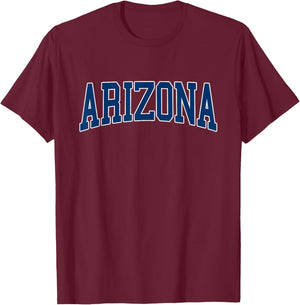 Arizona - Throwback Design - Classic T-Shirt - T-Shirt | Maroon
