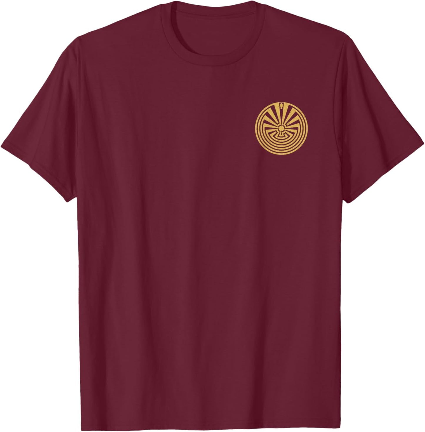 Tohono O'Odham Native American Symbol T-Shirt - T-Shirt | Maroon