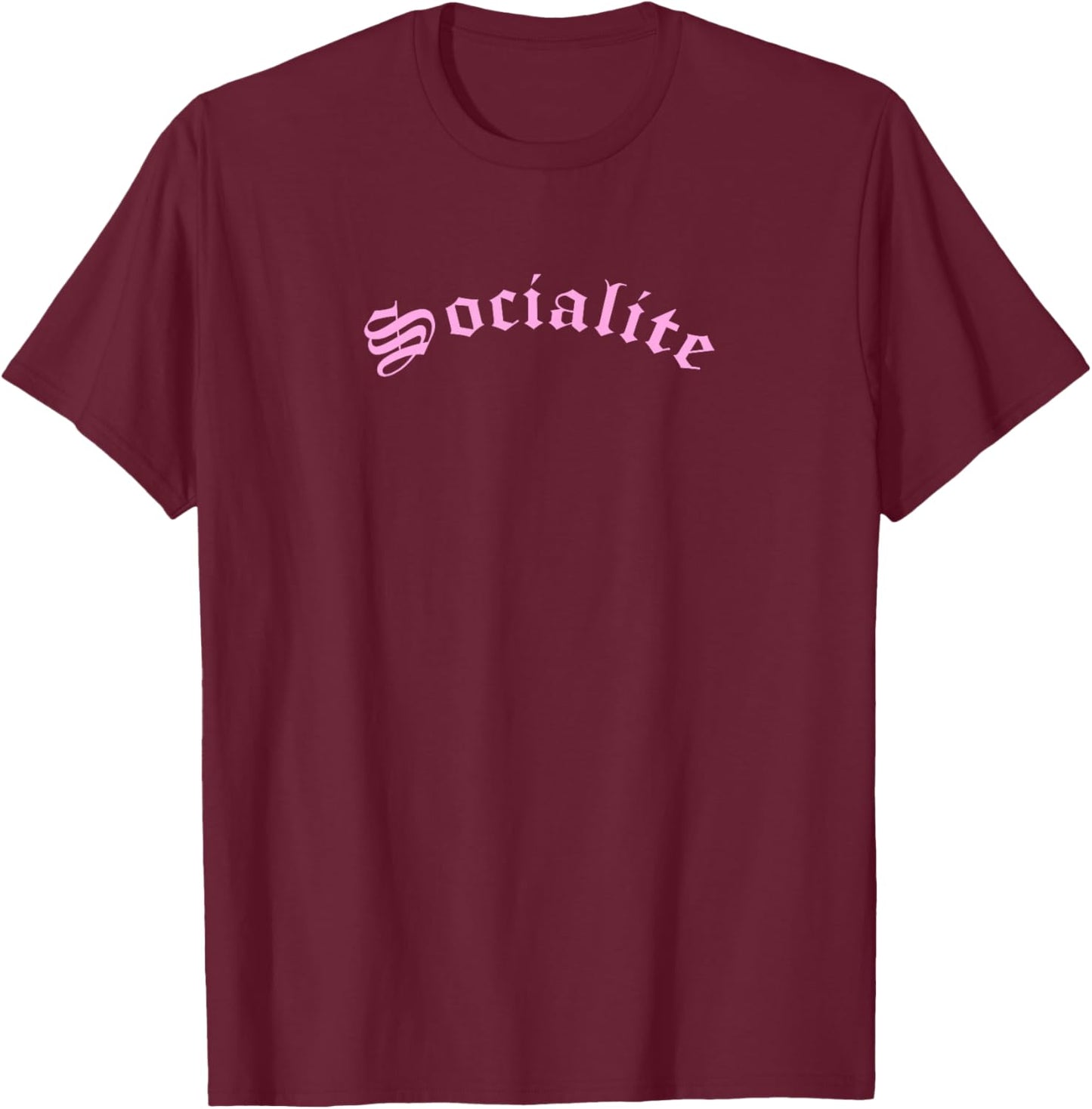 Socialite T-Shirt - T-Shirt | Maroon