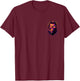 Monkeysober Touch My Beard and Tell Me I'm Pretty Polyalien T-Shirt - T-Shirt | Maroon