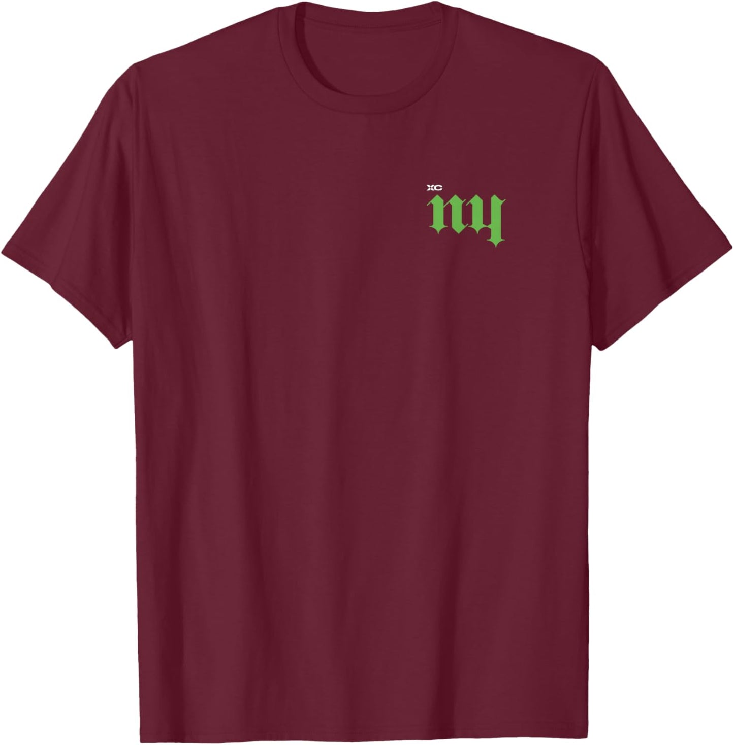 XC New York Gothic Black T-Shirt - T-Shirt | Maroon