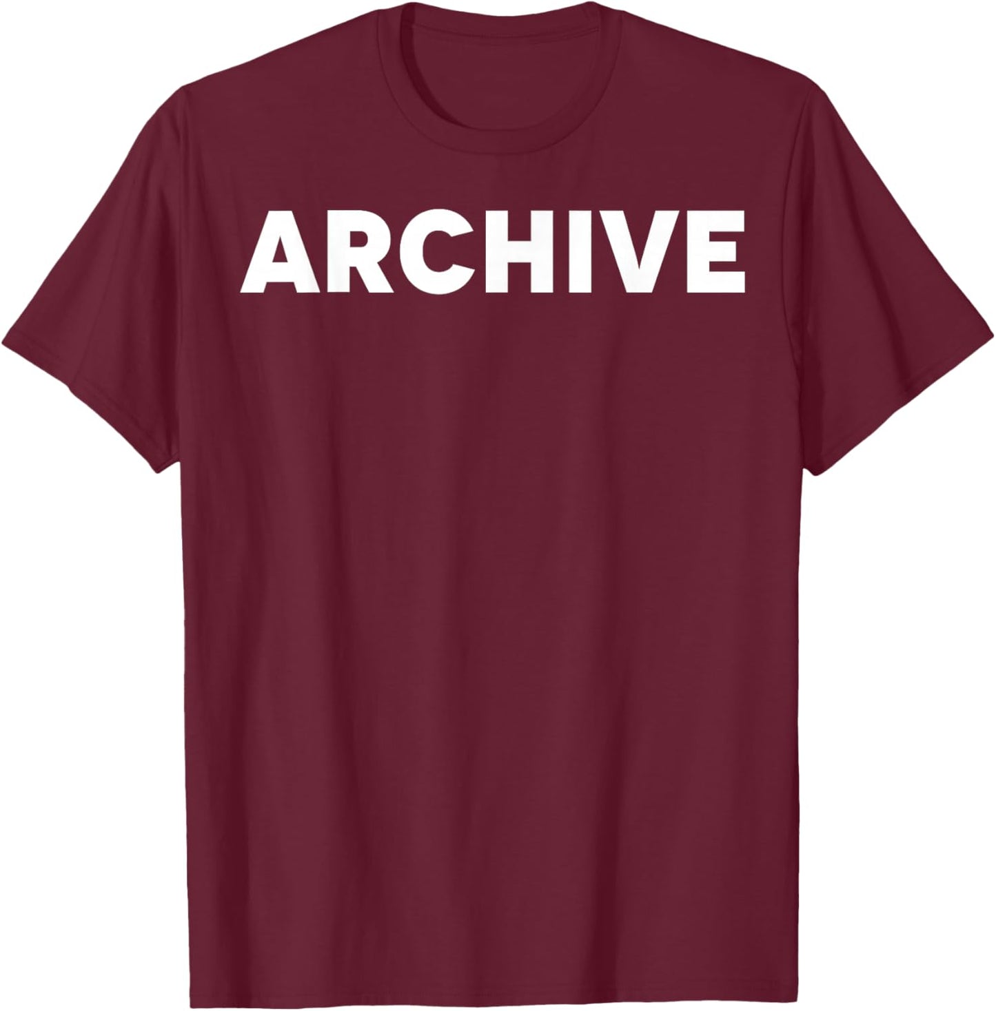 Archive T-Shirt - T-Shirt | Maroon