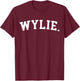 Wylie T-Shirt - T-Shirt | Maroon