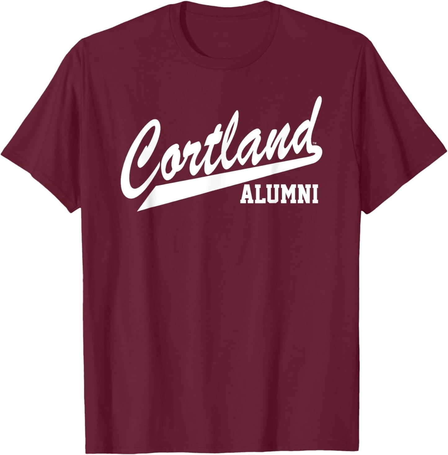 SUNY Cortland Alumni Red Dragons Script T-Shirt - T-Shirt | Maroon