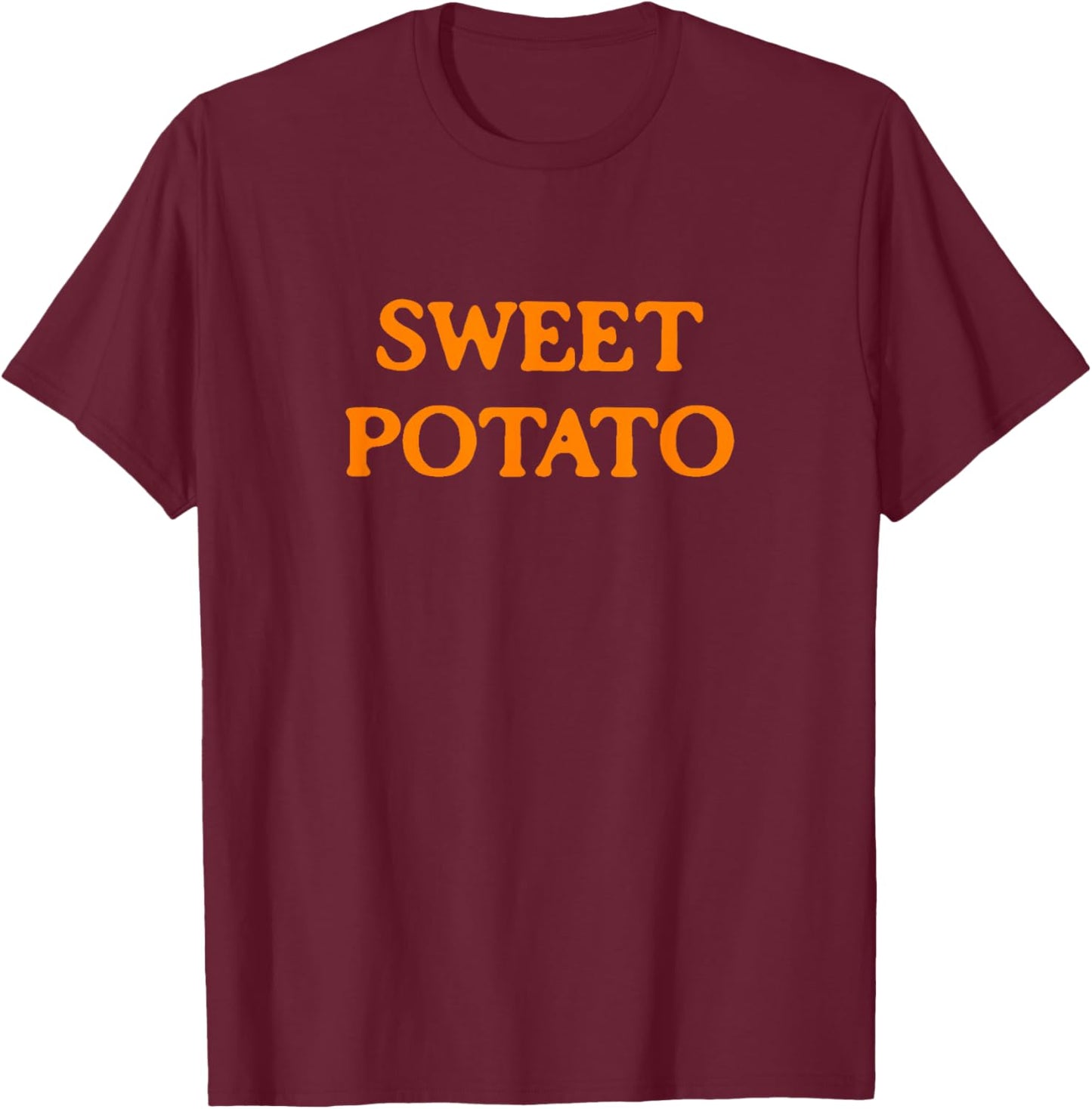 Sweet Potato Thanksgiving Matching Outfits Couples T-Shirt - T-Shirt | Maroon