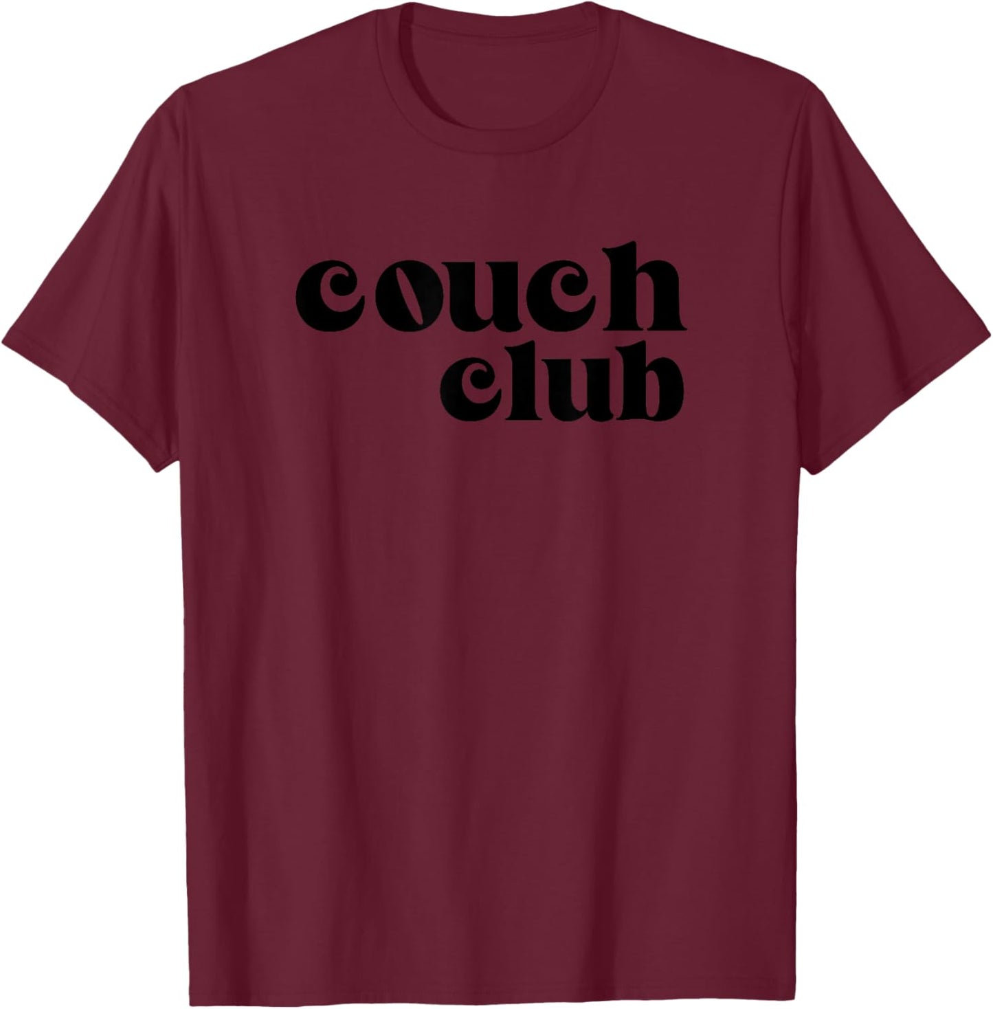 Gen Z Slang Funny Thanksgiving Matching Couch Club T-Shirt - T-Shirt | Maroon