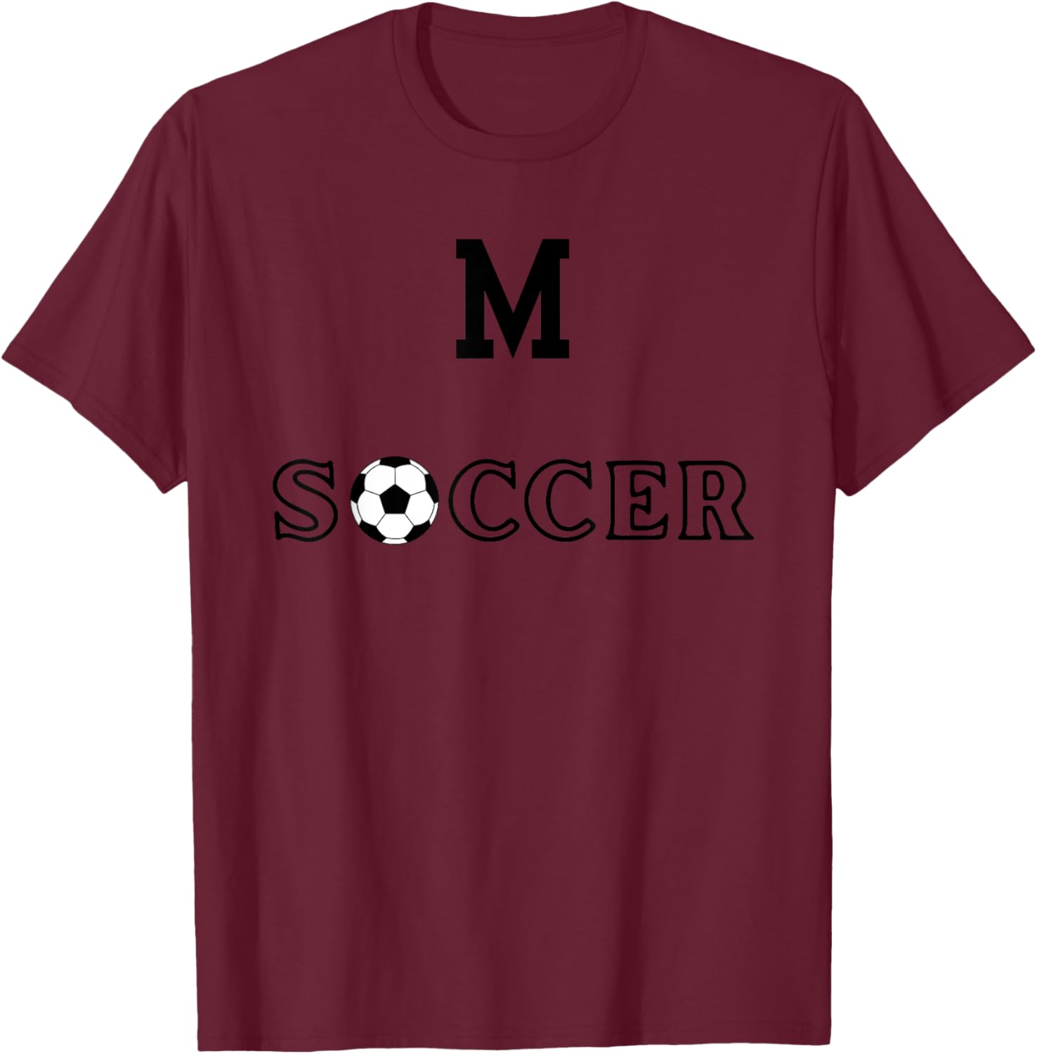 M Soccer T-Shirt - T-Shirt | Maroon