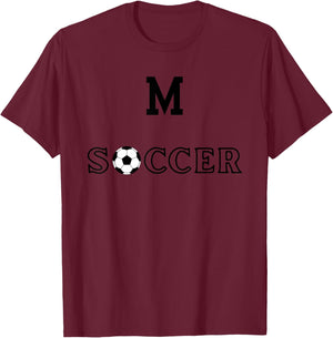 M Soccer T-Shirt - T-Shirt | Maroon