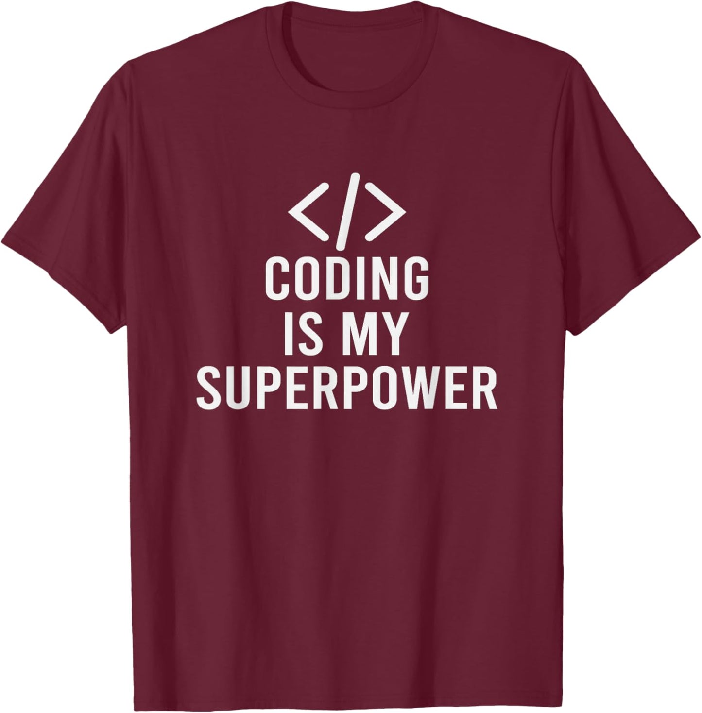 Binary Coding Nerd Computer Science Coder Geek Programmer T-Shirt - T-Shirt | Maroon
