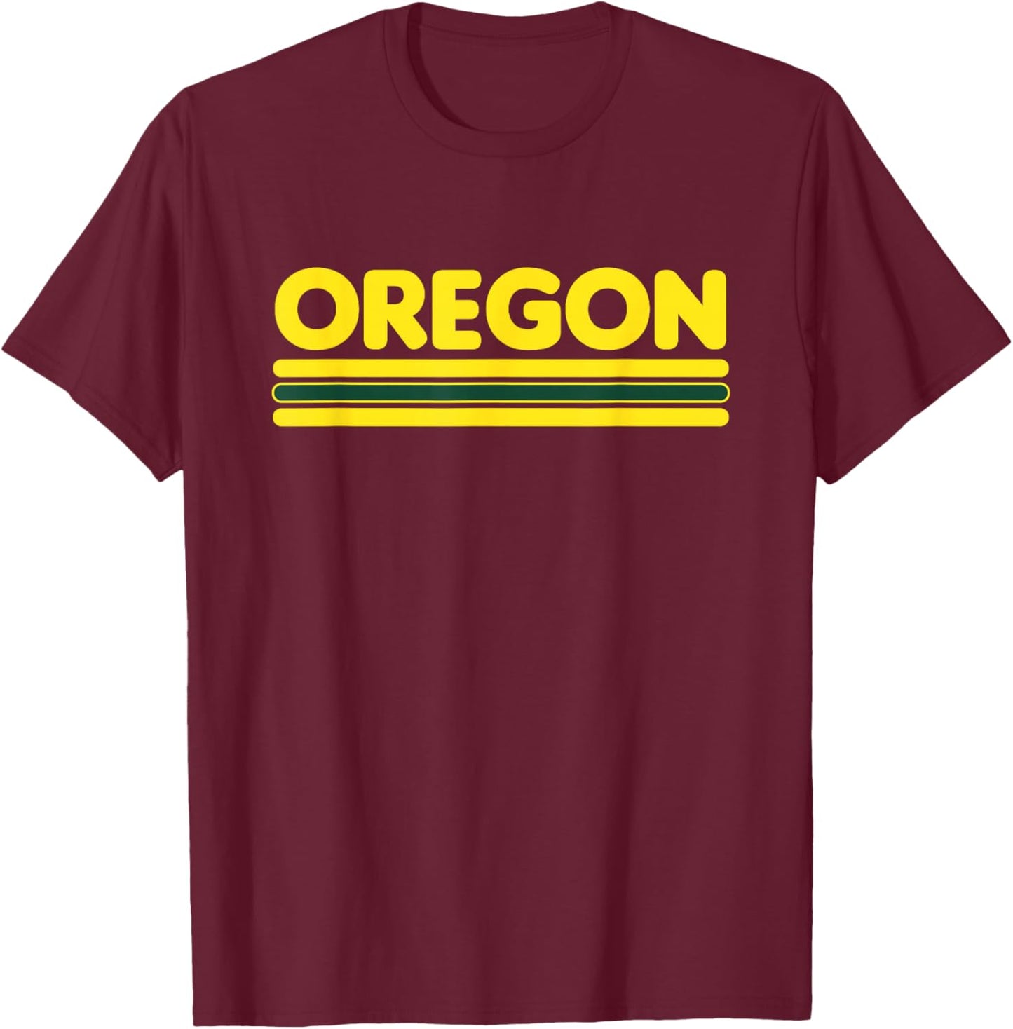 Oregon - Throwback Design - Classic T-Shirt - T-Shirt | Maroon