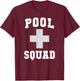 Cute Pool Squad Rescuer Dispatch Lifeguards Swim CPR T-Shirt - T-Shirt | Maroon
