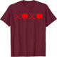 XOXO Hockey Valentine T-Shirt - T-Shirt | Maroon