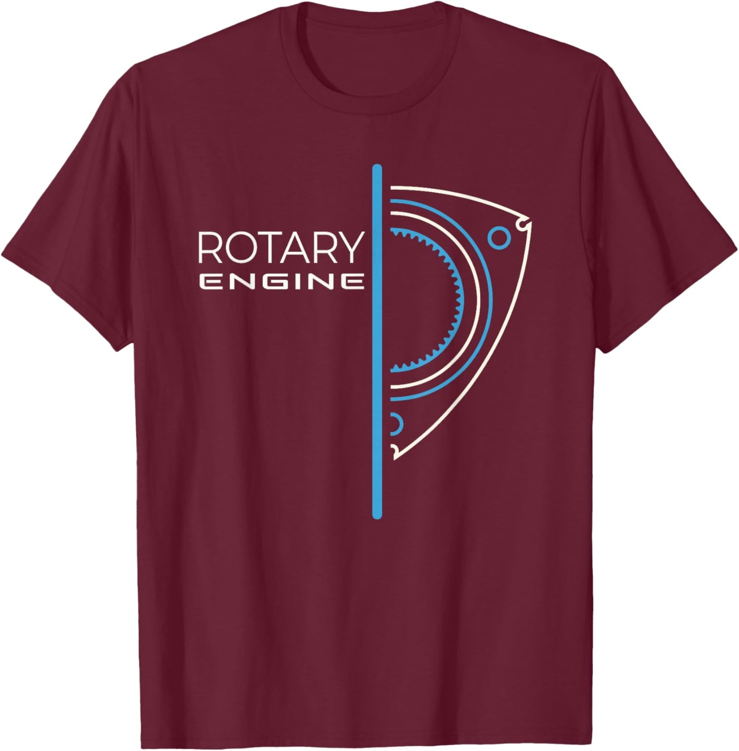 Rotary Engine Car Part Motor Lovers | Vintage Automobile T-Shirt - T-Shirt | Maroon