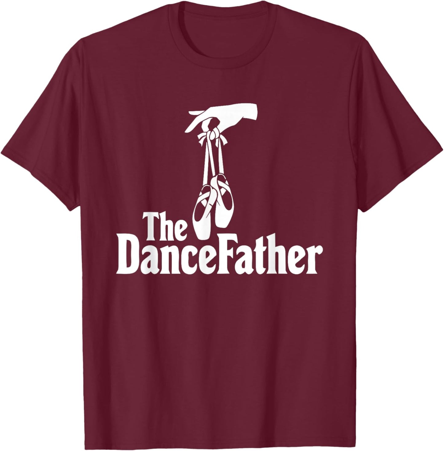 The Dancefather - Dance Dad T-Shirt - T-Shirt | Maroon
