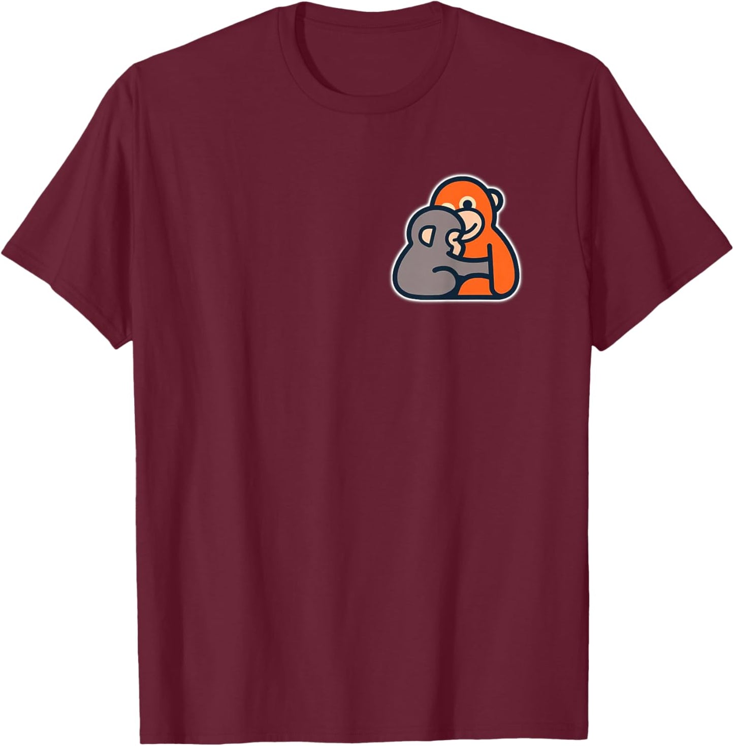 Punch Monkey T-Shirt - T-Shirt | Maroon