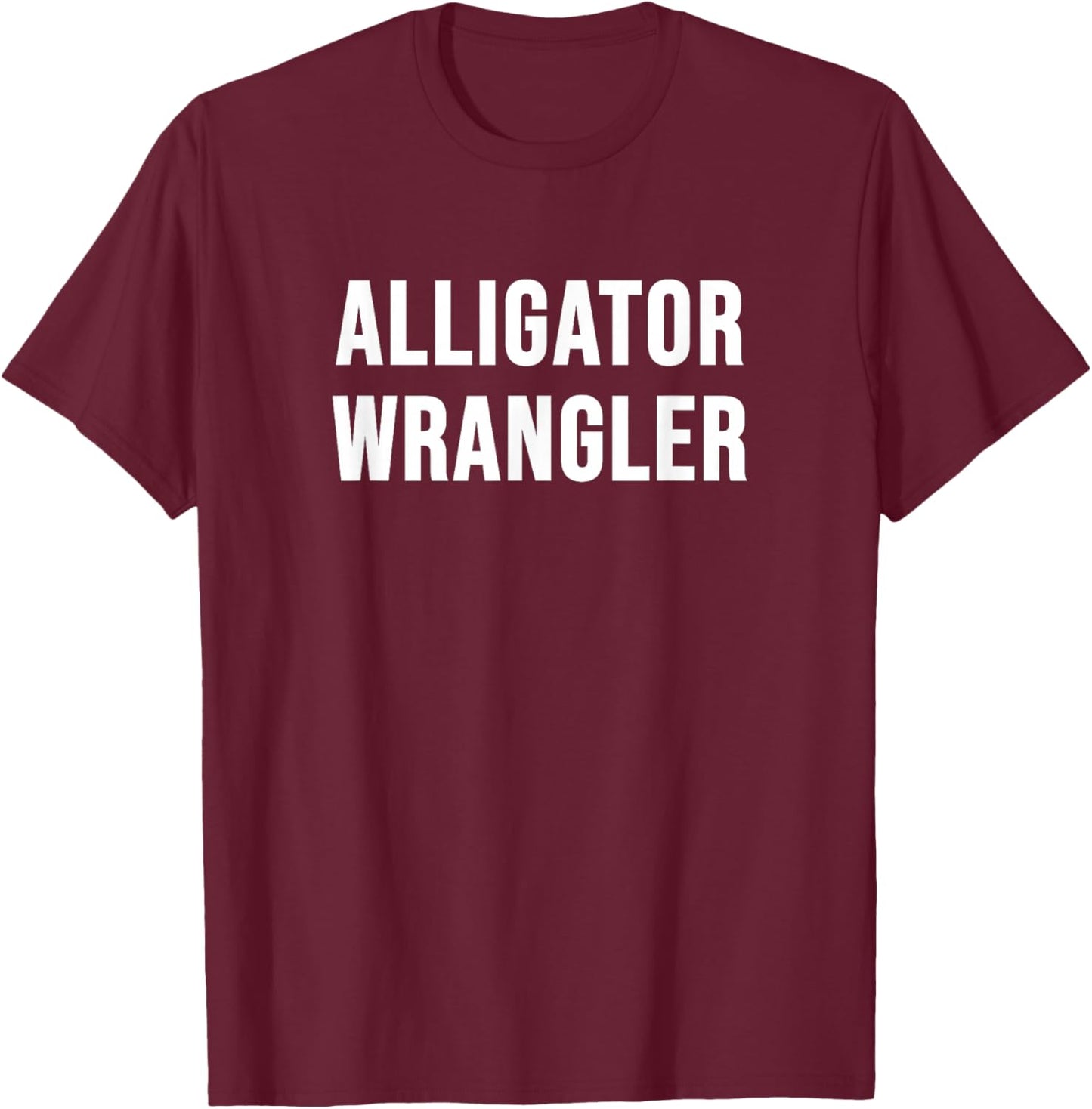 Alligator Wrangler T-Shirt - T-Shirt | Maroon