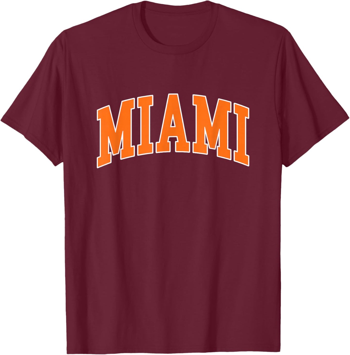 Miami - Throwback Design - Classic T-Shirt - T-Shirt | Maroon