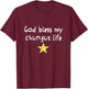 God Bless My Chungus Life Meme Funny Brainrot Meme Women Men T-Shirt - T-Shirt | Maroon