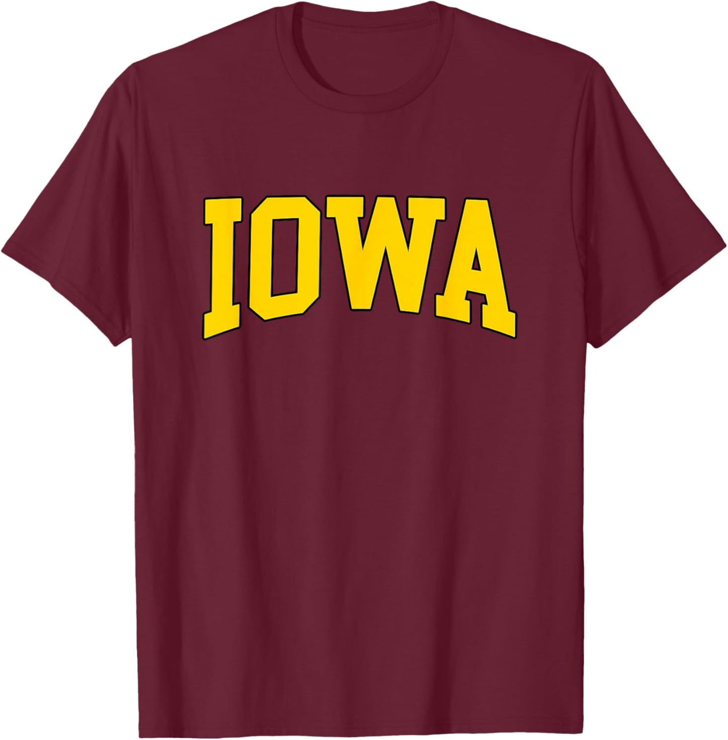 Iowa - Throwback Design - Classic T-Shirt - T-Shirt | Maroon
