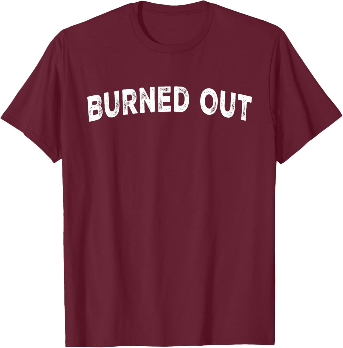 Burned Out T-Shirt - T-Shirt | Maroon