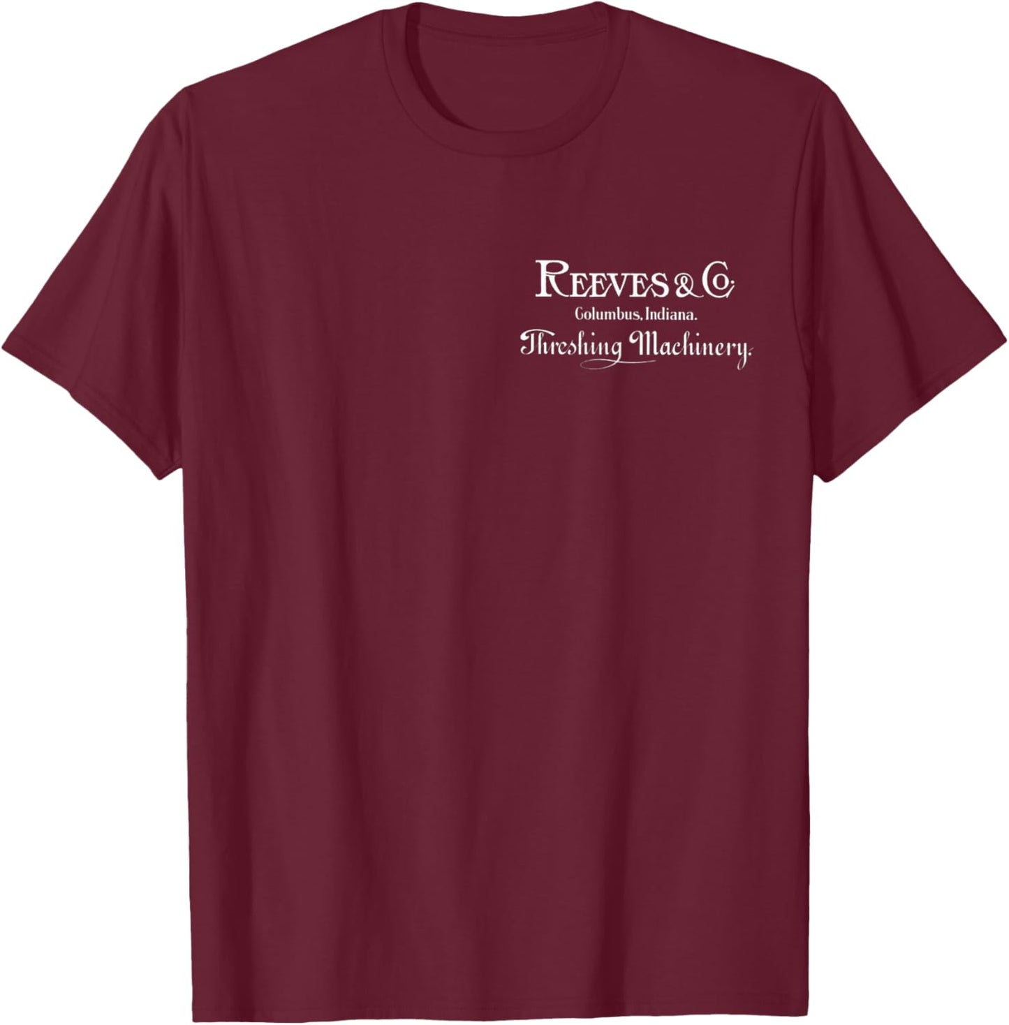 Steam Engine Reeves T-Shirt - T-Shirt | Maroon
