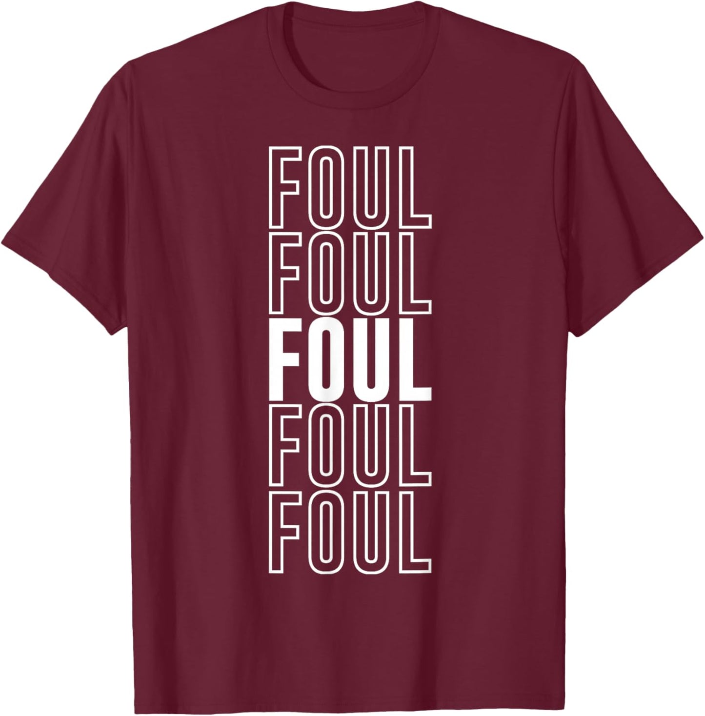 Foul T-Shirt - T-Shirt | Maroon
