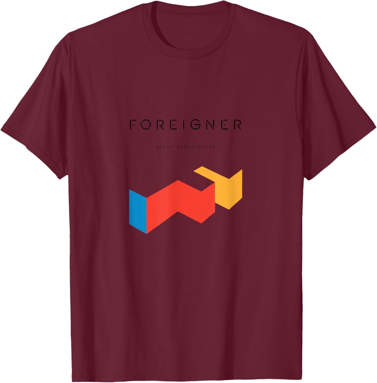 Music Rock Band 'Agent Provocateur' Album Americana PAPL2691 T-Shirt - T-Shirt | Maroon