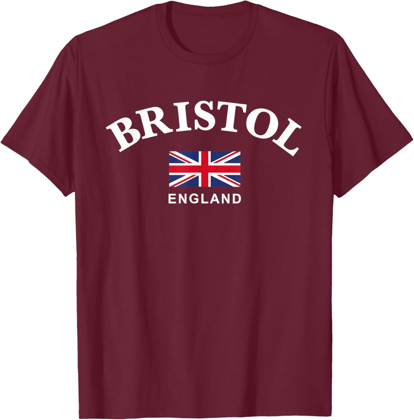 Bristol, England T-Shirt - T-Shirt | Maroon