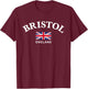 Bristol, England T-Shirt - T-Shirt | Maroon