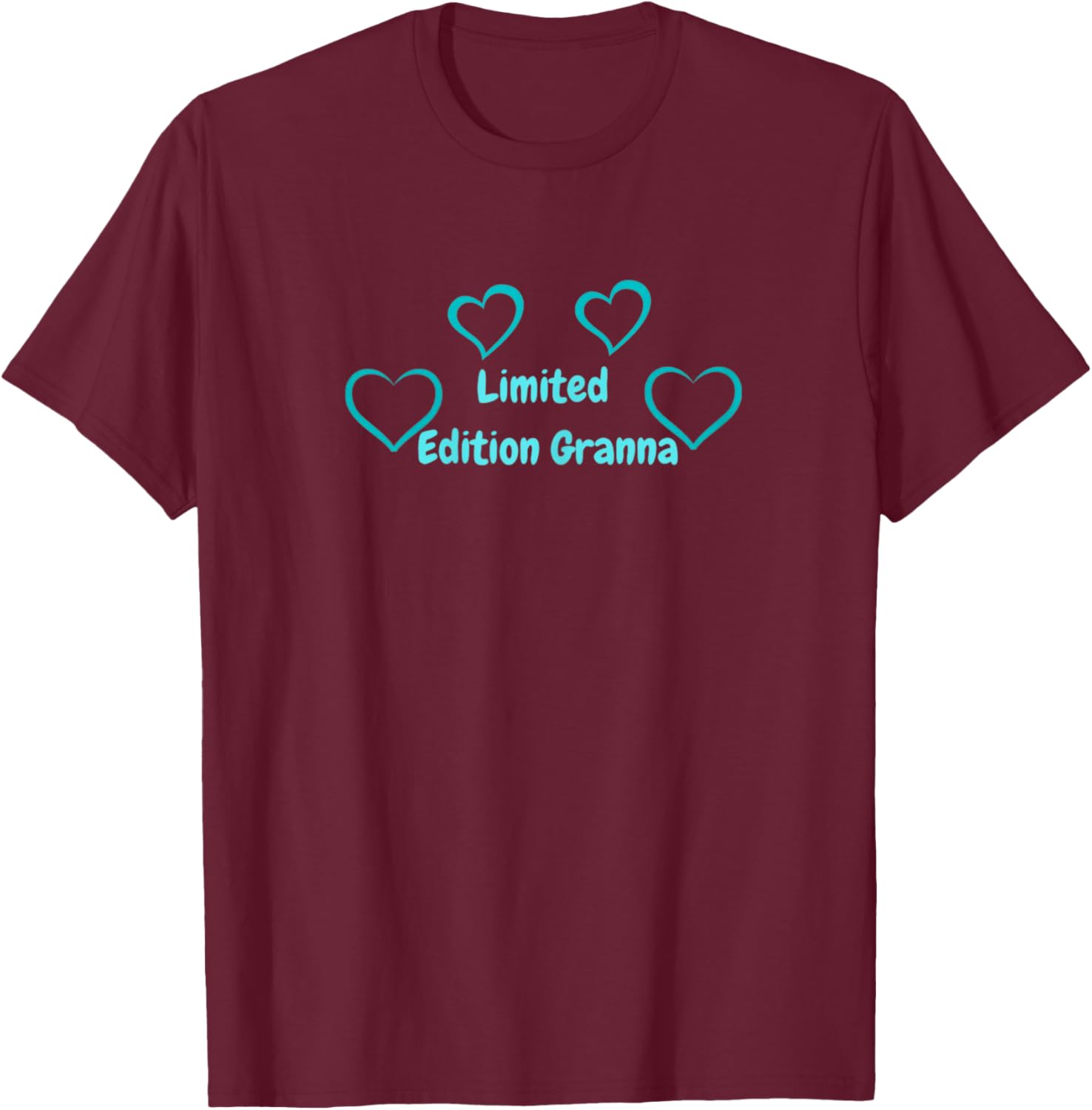 Comfortable Granna T T-Shirt - T-Shirt | Maroon