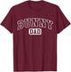 Bunny Dad Funny Athletic Lettering Pet Owner Father T-Shirt - T-Shirt | Maroon