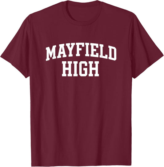 Mayfield High Retro Pride T-Shirt - T-Shirt | Maroon