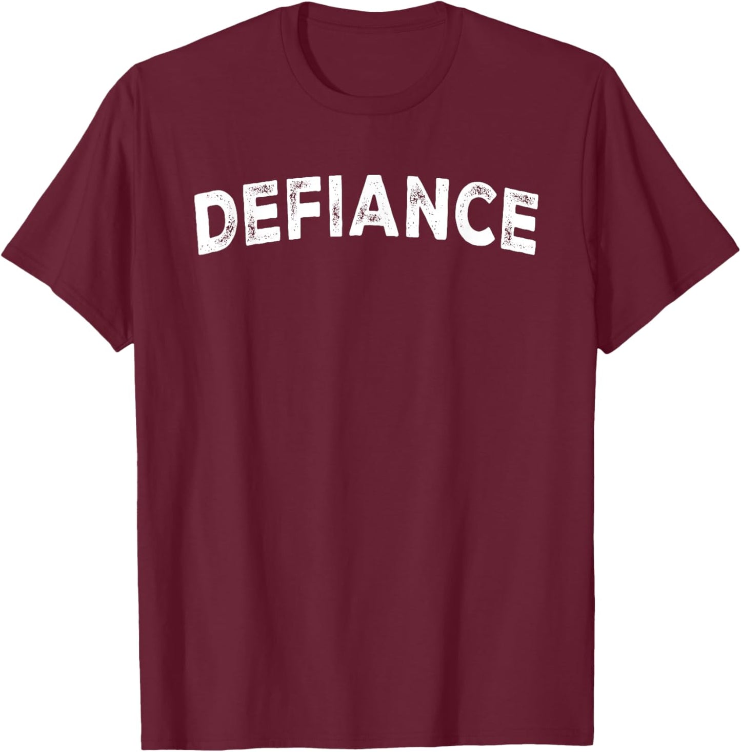 Defiance T-Shirt - T-Shirt | Maroon