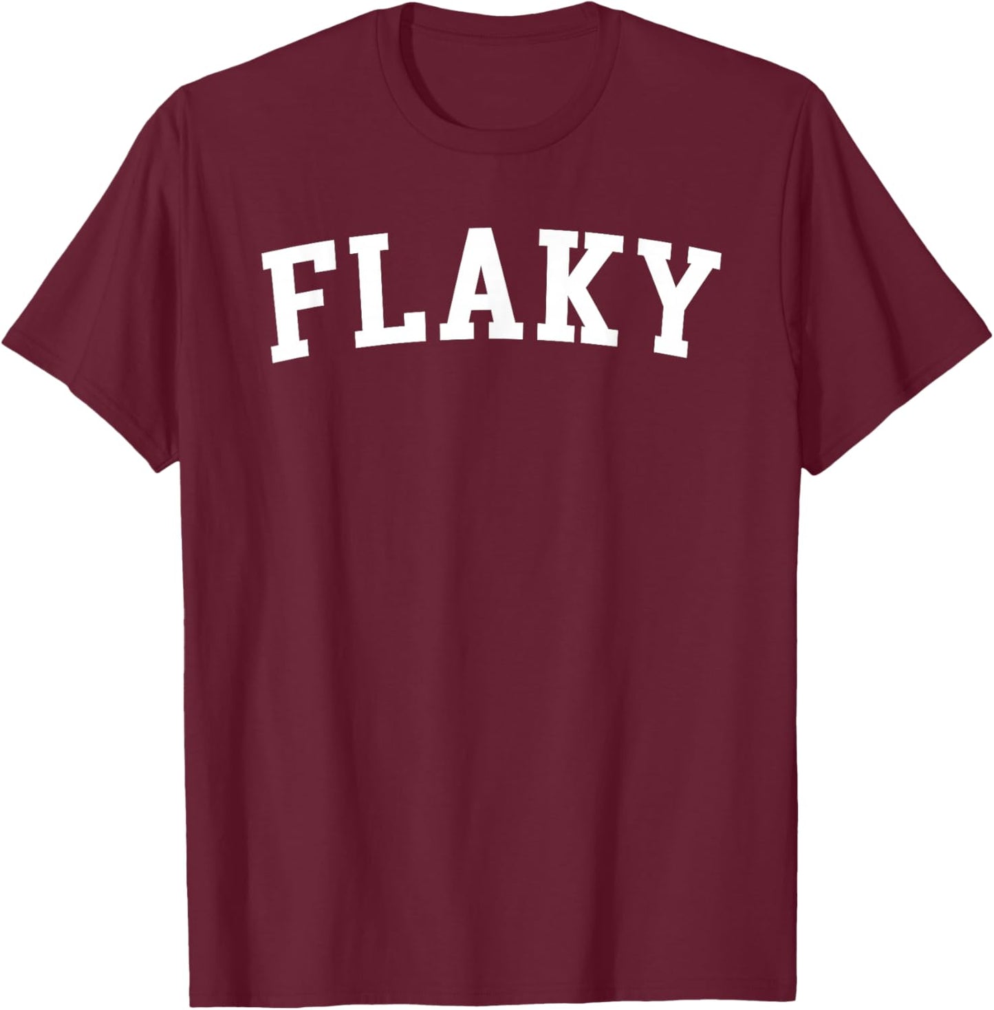 Flaky T-Shirt - T-Shirt | Maroon