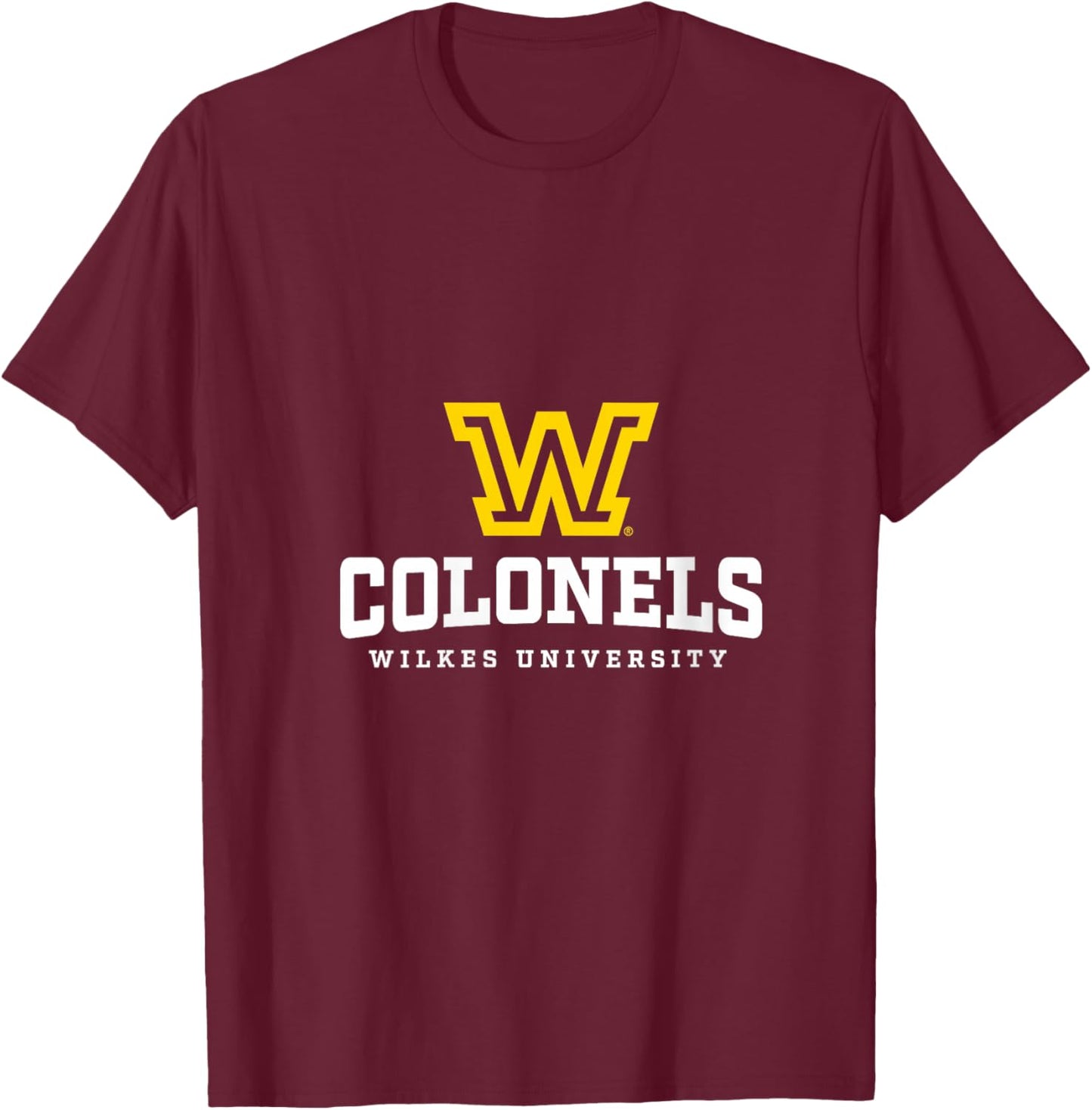 Women's Wilkes University Colonels V-Neck T-Shirt - T-Shirt | Maroon