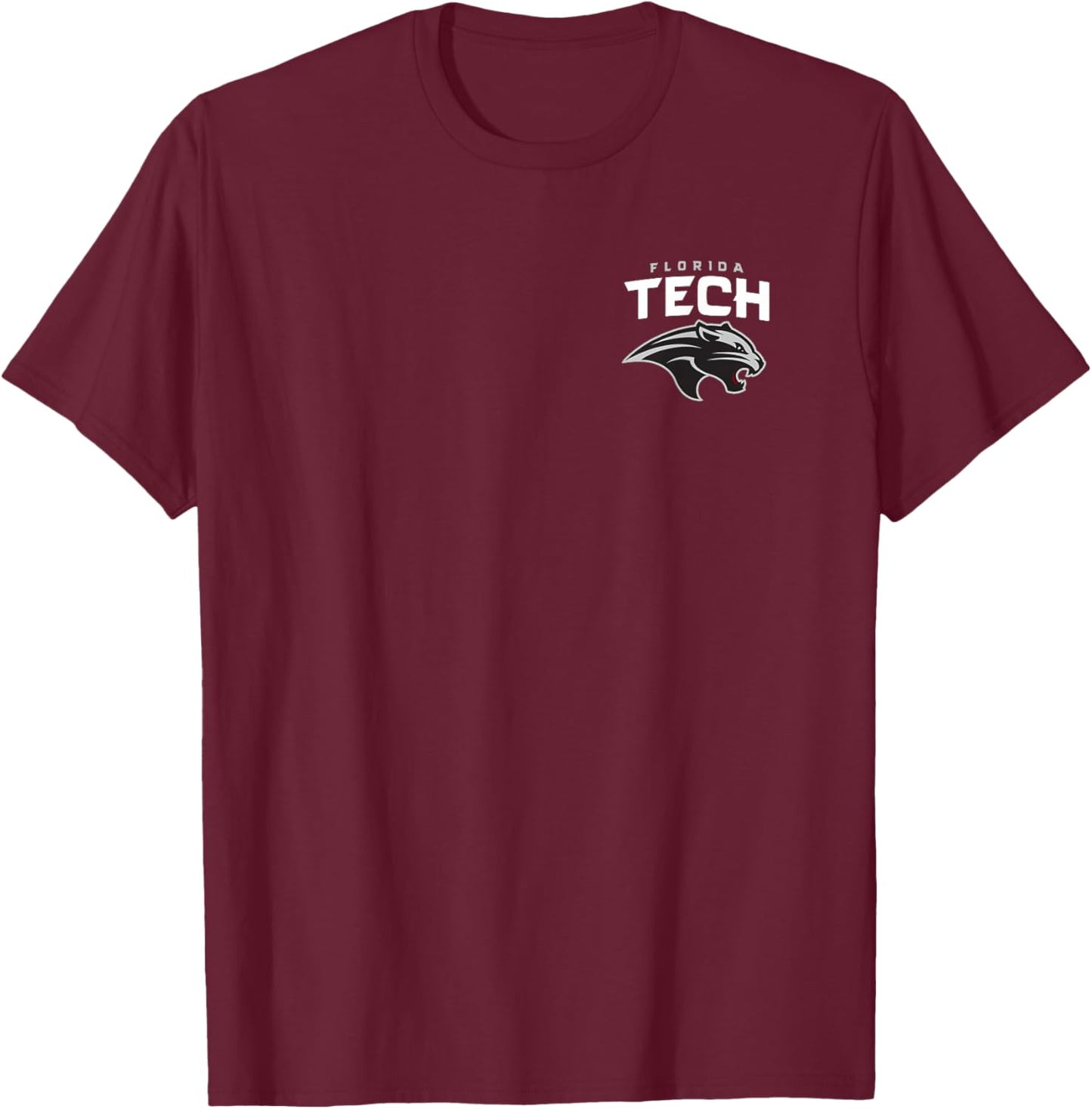 Florida Tech Panthers Left Chest Officially Licensed T-Shirt - T-Shirt | Maroon