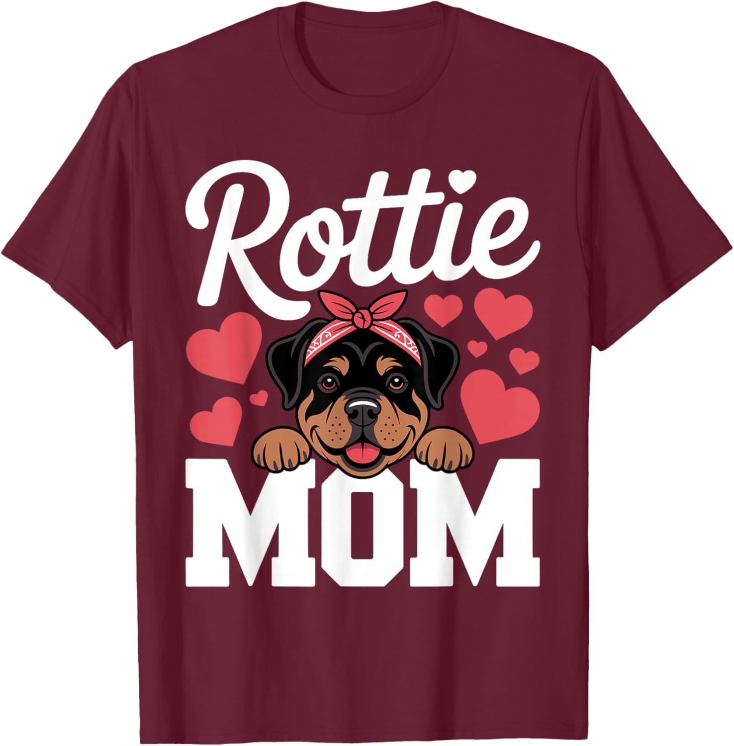 Best Rottweiler Design Girls Rottie Dog Rottweiler T-Shirt - T-Shirt | Maroon