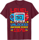 Level 50 Unlocked 50th Birthday Video Gamer Women T-Shirt - T-Shirt | Maroon