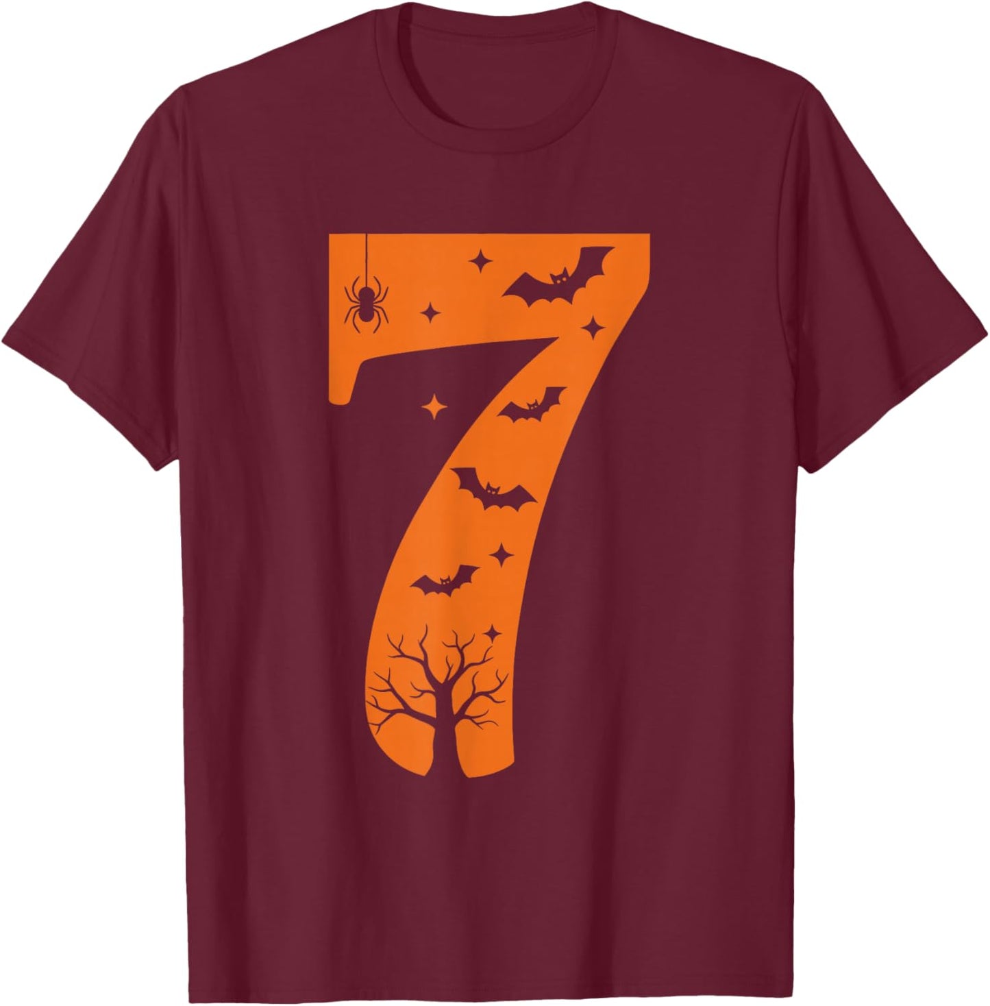 Funny 67 Six Seven Couple Matching Halloween Costume Meme T-Shirt - T-Shirt | Maroon