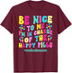Medication Aide Med Aide Groovy Medication Aides T-Shirt - T-Shirt | Maroon