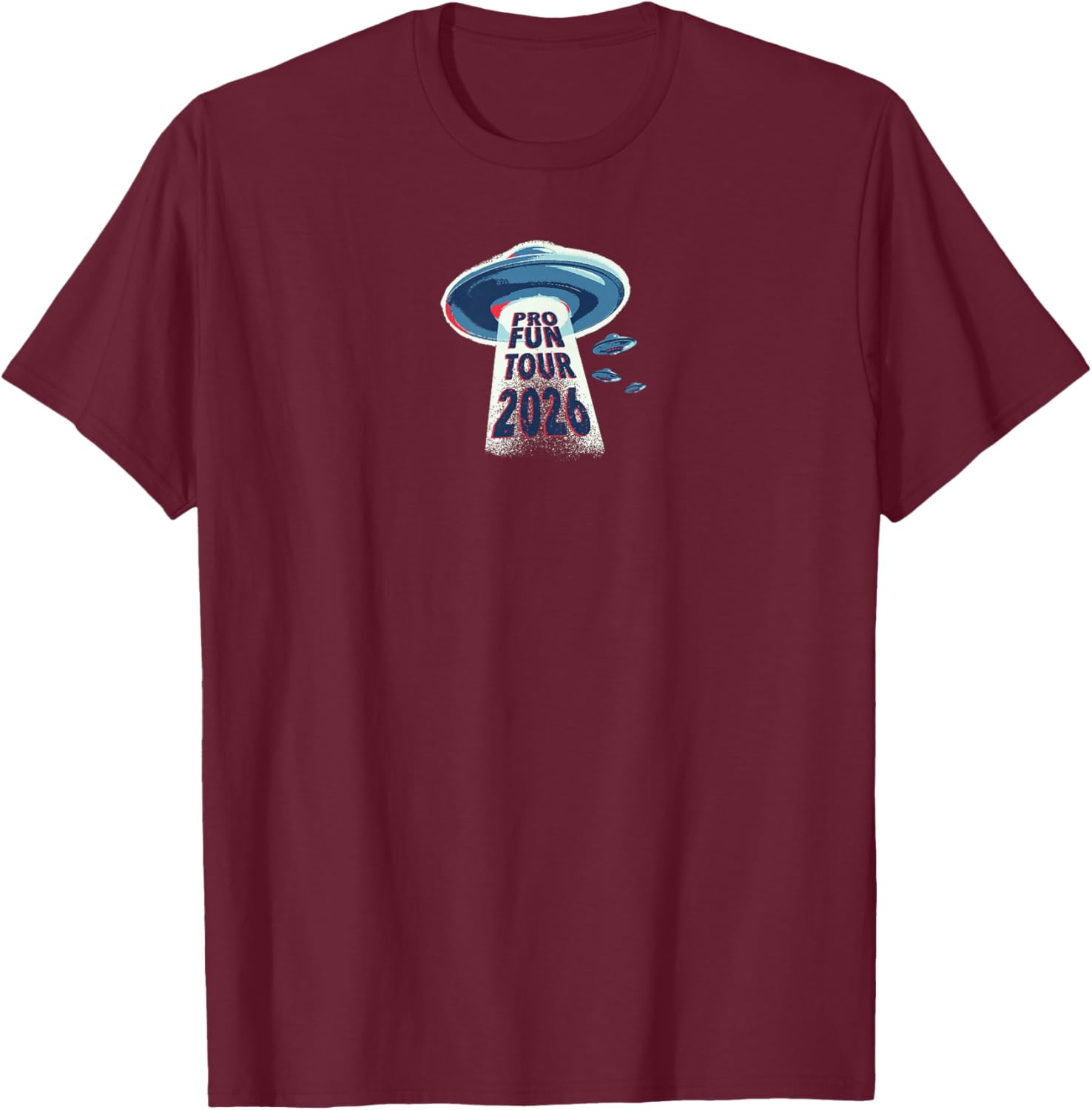 Pro Fun 2026 Merch T-Shirt - T-Shirt | Maroon