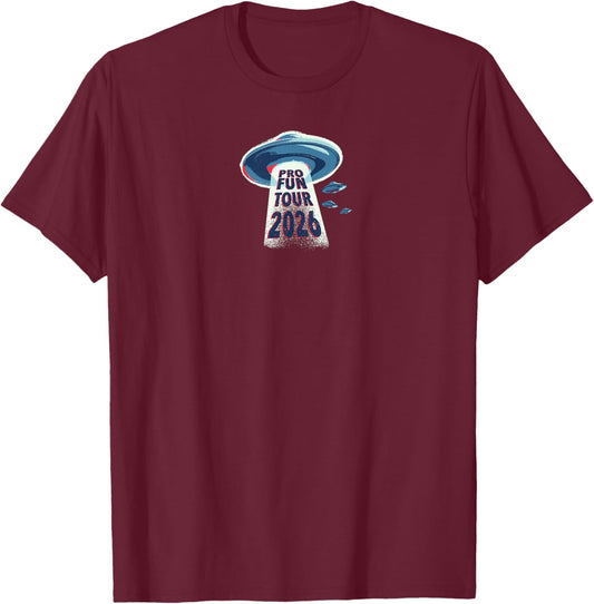 Pro Fun 2026 Merch T-Shirt - T-Shirt | Maroon