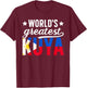 World's Greatest Kuya Filipino Older Brother T-Shirt - T-Shirt | Maroon