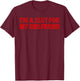 Im A Slut for My Girlfriend Heart Valentine Couple Men T-Shirt - T-Shirt | Maroon