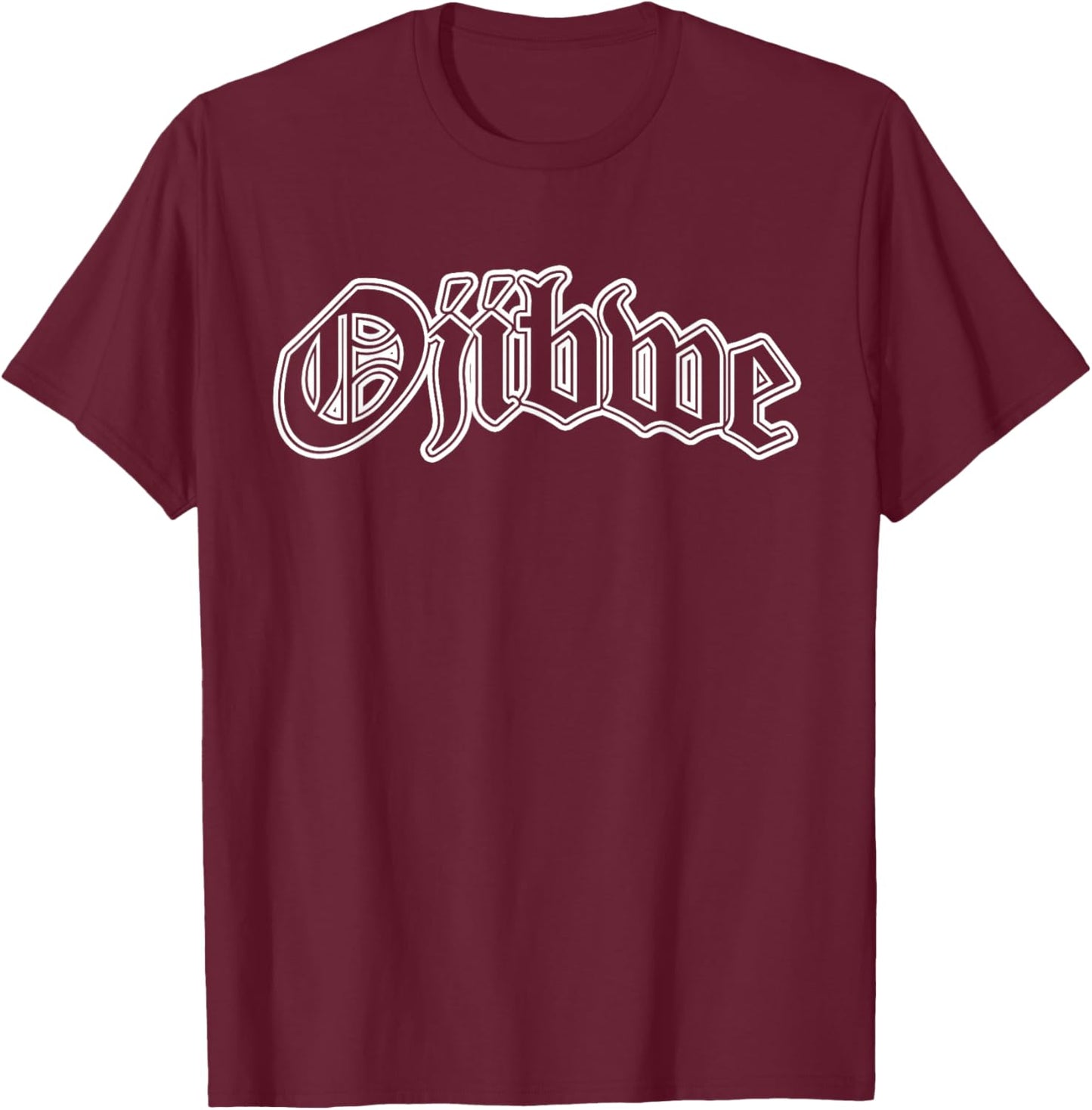 Ojibwe Native American Indian T-Shirt - T-Shirt | Maroon